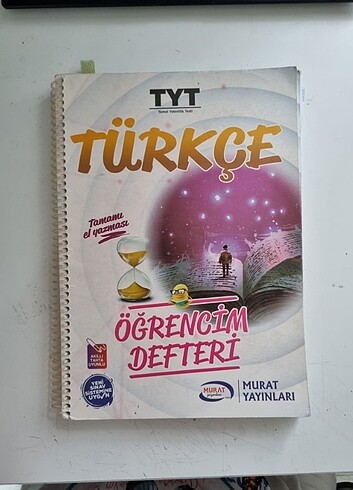Murat yayınları öğrencim defteri tyt Türkçe 