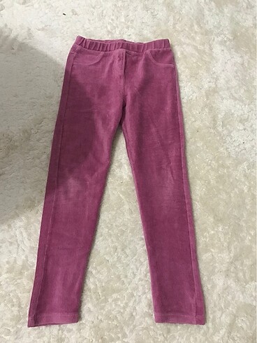 Pembe kadife pantalon