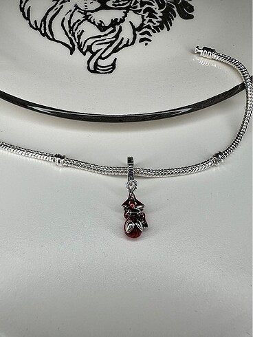 Pandora Spiderman gümüş charm