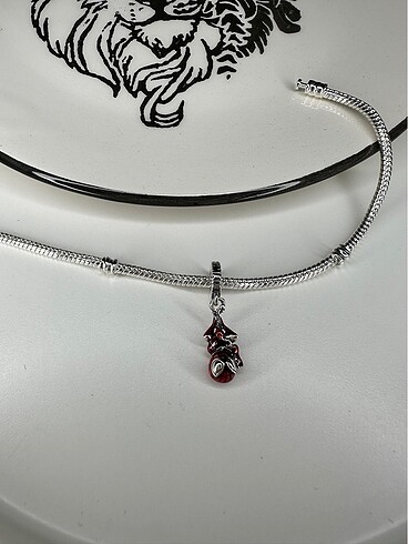 Beden Spiderman gümüş charm
