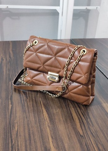 TABA RENGİ DERİ ÇANTA - Görsel 4