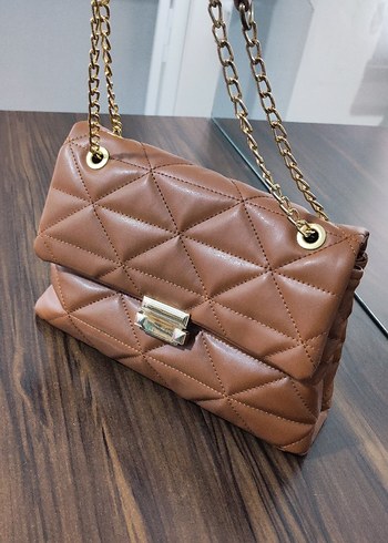 TABA RENGİ DERİ ÇANTA - Görsel 5