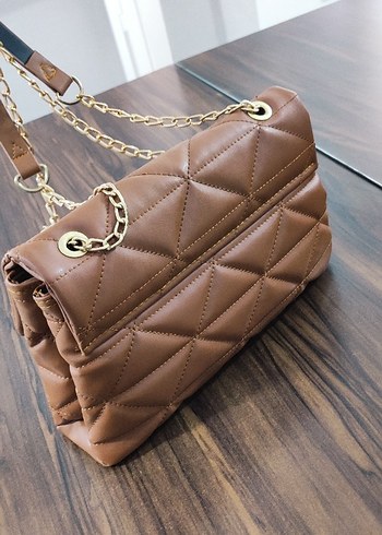 TABA RENGİ DERİ ÇANTA - Görsel 9