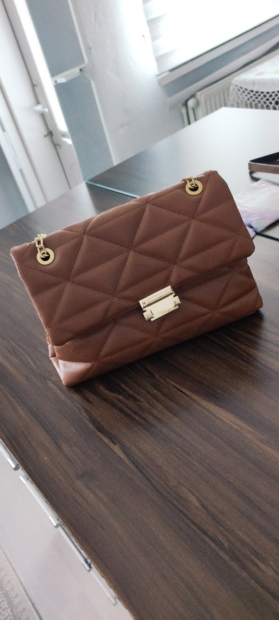 TABA RENGİ DERİ ÇANTA - Görsel 3