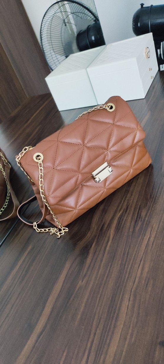 TABA RENGİ DERİ ÇANTA - Görsel 2