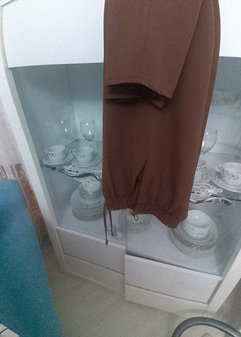 Zara Bej Drapeli Kadın Kumaş Pantolon
