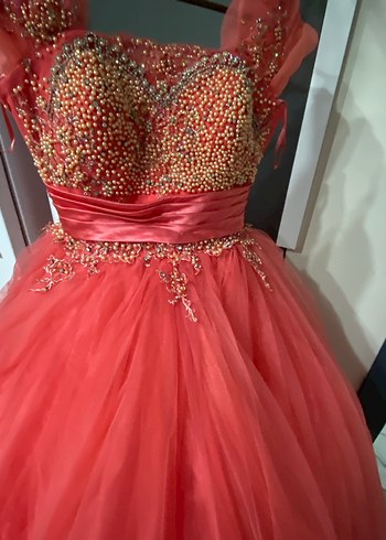 yeni  abiye nişan elbisesi 36 ve 40 a kadar olur - Görsel 6