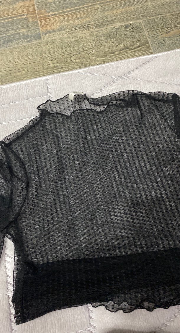 Dantel Detaylı Siyah Kadın Kumaş Pantolon - Görsel 2