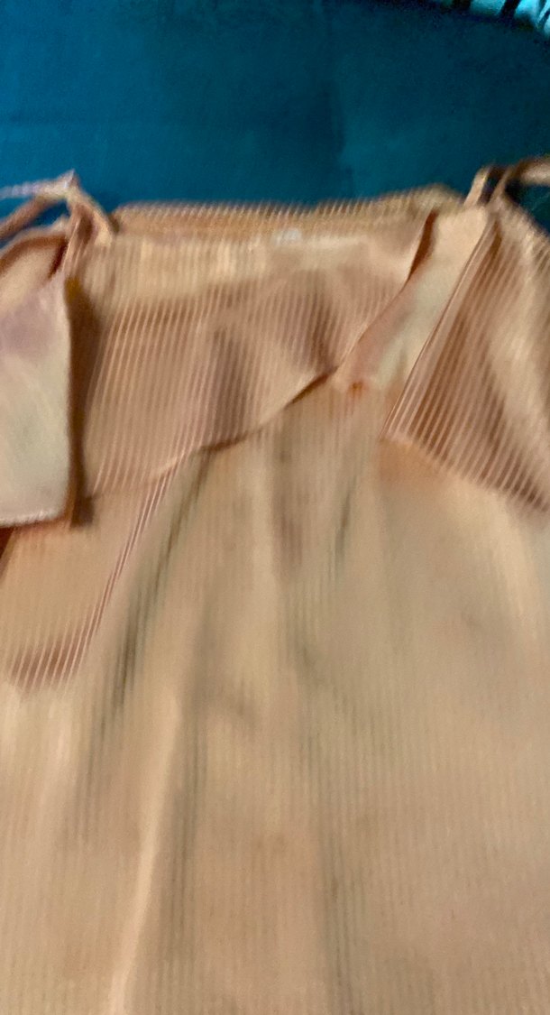 Piliseli Bej Kadın Bluz - Görsel 2