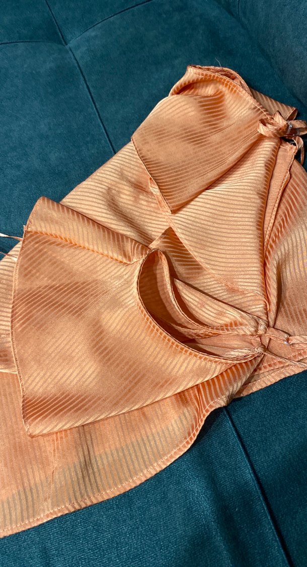 Piliseli Bej Kadın Bluz - Görsel 5