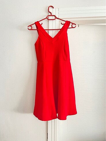 LC Waikiki Kırmızı mini elbise