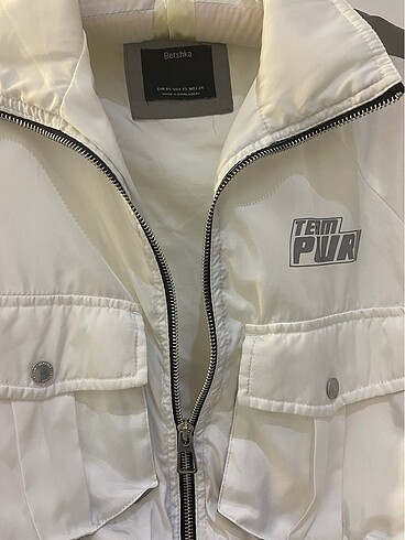 Bershka Beyaz bomber ceket