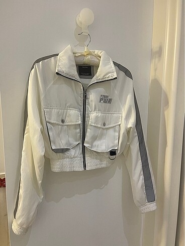 xs Beden beyaz Renk Beyaz bomber ceket
