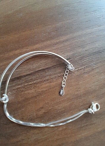 Sterling silver 925ayar gümüş bayan bileklik.