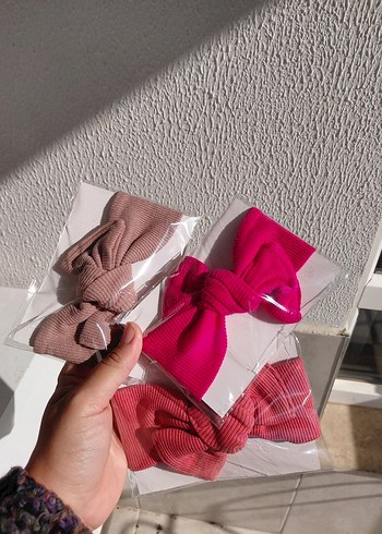 Sarı Fiyonk Detaylı Çocuk Saç Bandı - Görsel 4