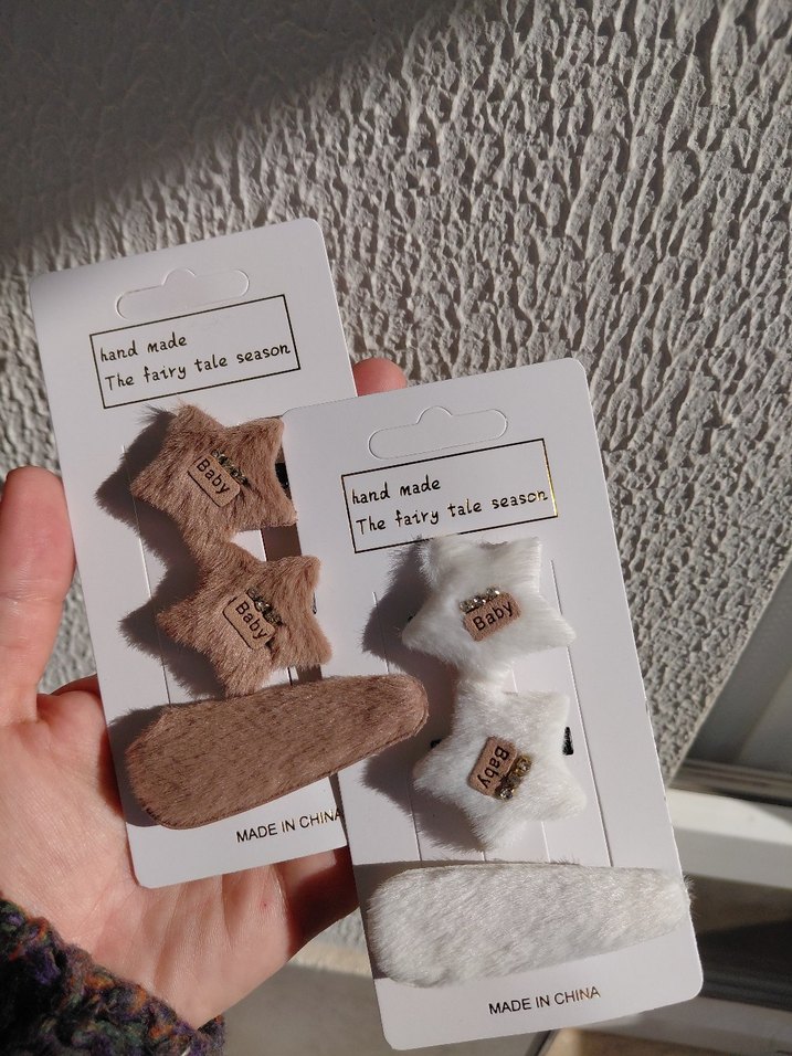 Peluş Çocuk Toka Seti - Görsel 2