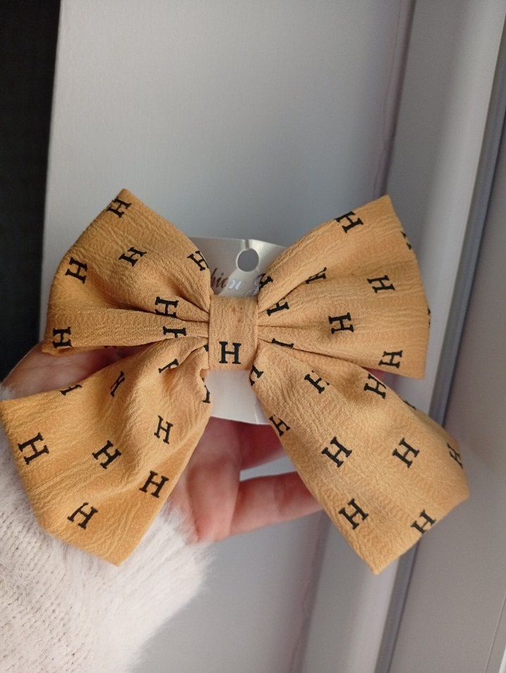 Bej Fiyonklu Kadın Saç Aksesuarı - Görsel 2