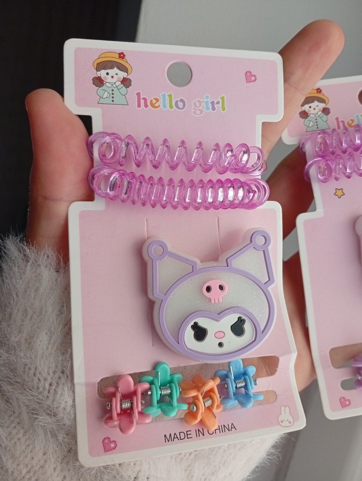 Kuromi Çocuk Saç Aksesuarları - Görsel 3