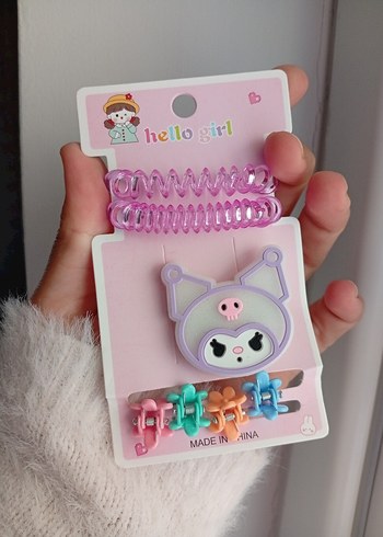 Kuromi Saç Aksesuar Seti - Görsel 2