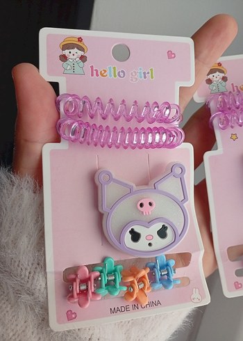 Kuromi Saç Aksesuar Seti - Görsel 5