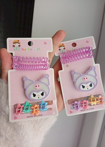 Kuromi Saç Aksesuar Seti - Görsel 3