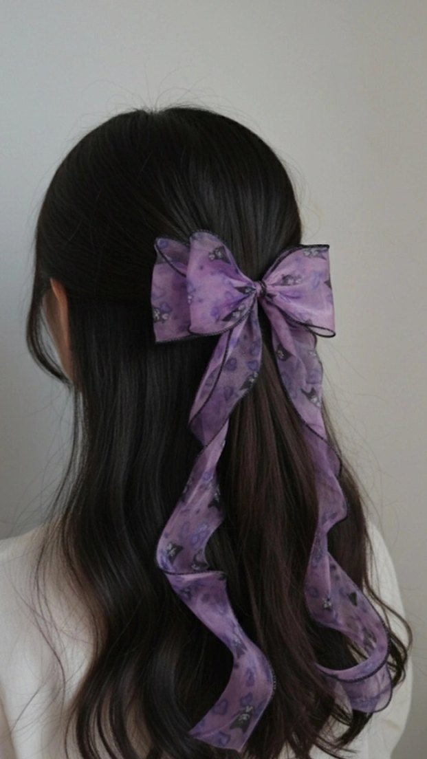 Kuromi Fiyonk Saç Aksesuarı - Görsel 2