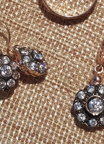 Tasarımcı Harika gümüş ve bronz set