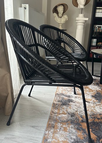 Mudo Consept Rattan Siyah Berjerler - Görsel 3