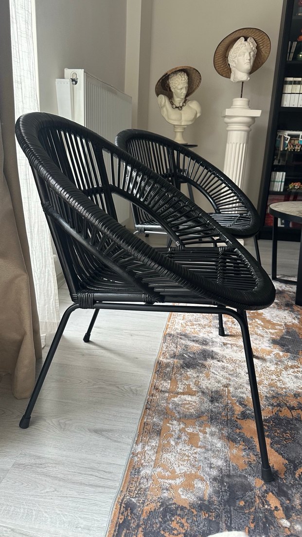 Mudo Consept Rattan Siyah Berjerler - Görsel 3