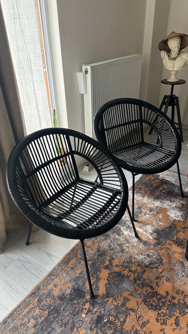 Mudo Consept Rattan Siyah Berjerler - Görsel 4