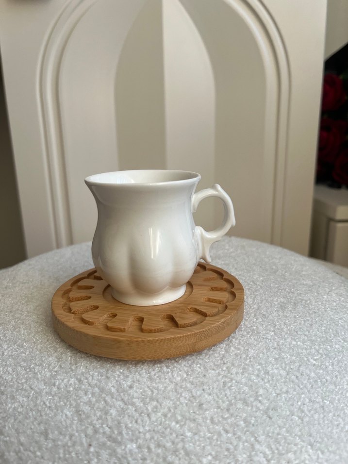 Naturalove Bambulu 6'lı Porselen Fincan Seti - Görsel 2