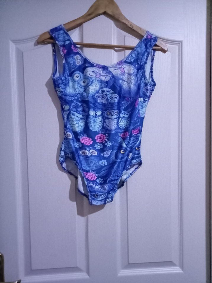 Mavi Batik Desenli Drapeli Kadın Mayo - Görsel 2