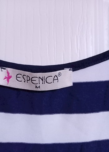 Çizgili Mavi Midi Kadın Elbise - Görsel 2