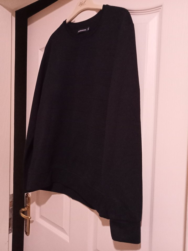 Siyah Kadın Sweatshirt Uzun Kollu Basic - Görsel 5