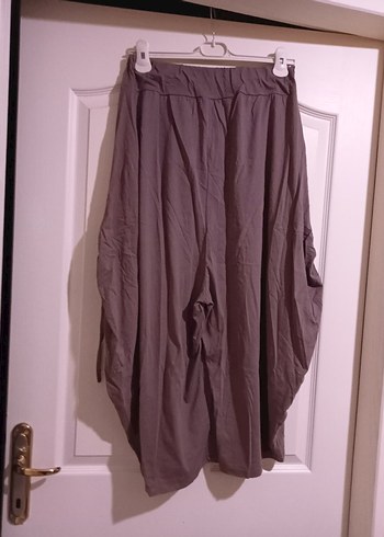 Bohem Tarz Uzun penye kumaş şalvar - Görsel 4