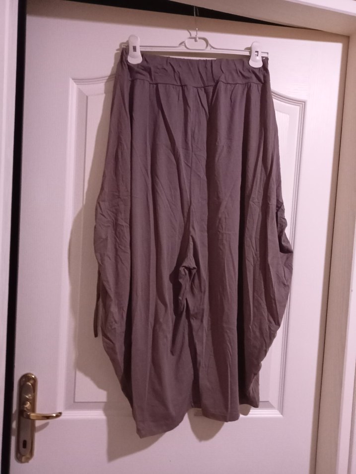 Bohem Tarz Uzun penye kumaş şalvar - Görsel 4