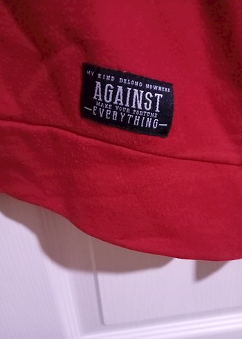 Erkek Kırmızı Uzun Kollu Sweatshirt - Görsel 3