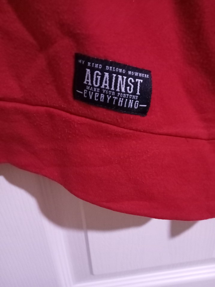 Erkek Kırmızı Uzun Kollu Sweatshirt - Görsel 3