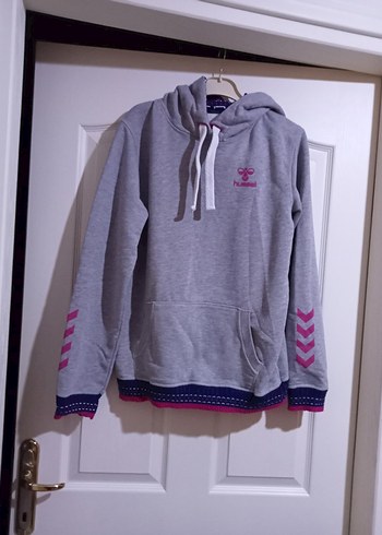 kadın Gri Sweatshirt ve Eşofman Takımı - Görsel 2