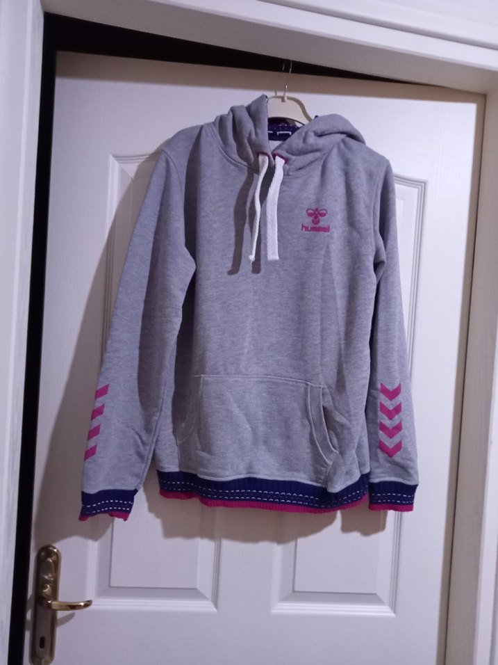 kadın Gri Sweatshirt ve Eşofman Takımı - Görsel 2