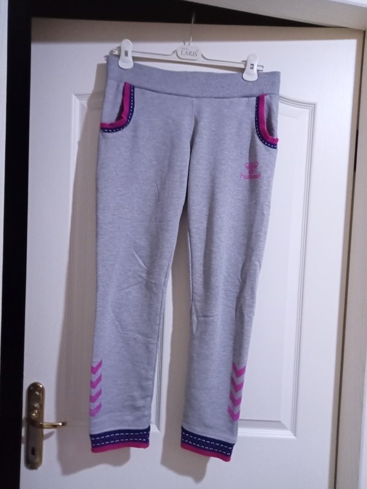 kadın Gri Sweatshirt ve Eşofman Takımı - Görsel 4