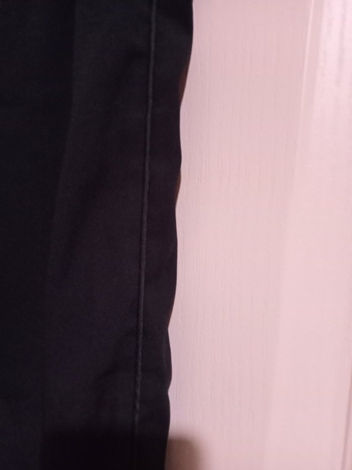 Siyah Salaş Kadın Kumaş Pantolon - Görsel 4