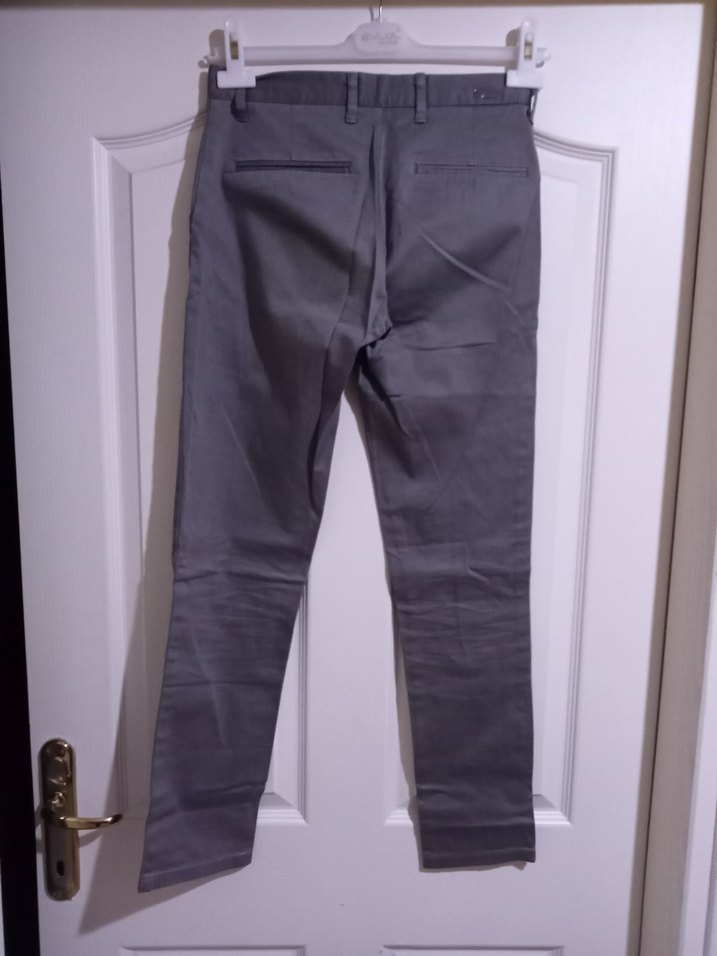 Gri Regular Fit Erkek Denim Pantolon - Görsel 4