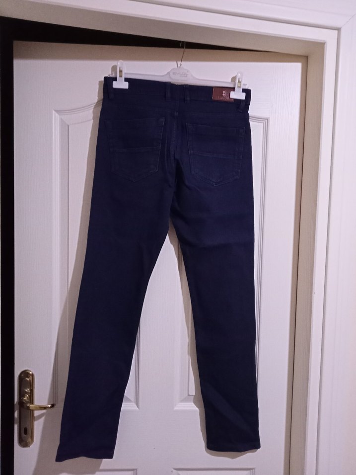 Lacivert Erkek Regular Fit Denim Jean - Görsel 3