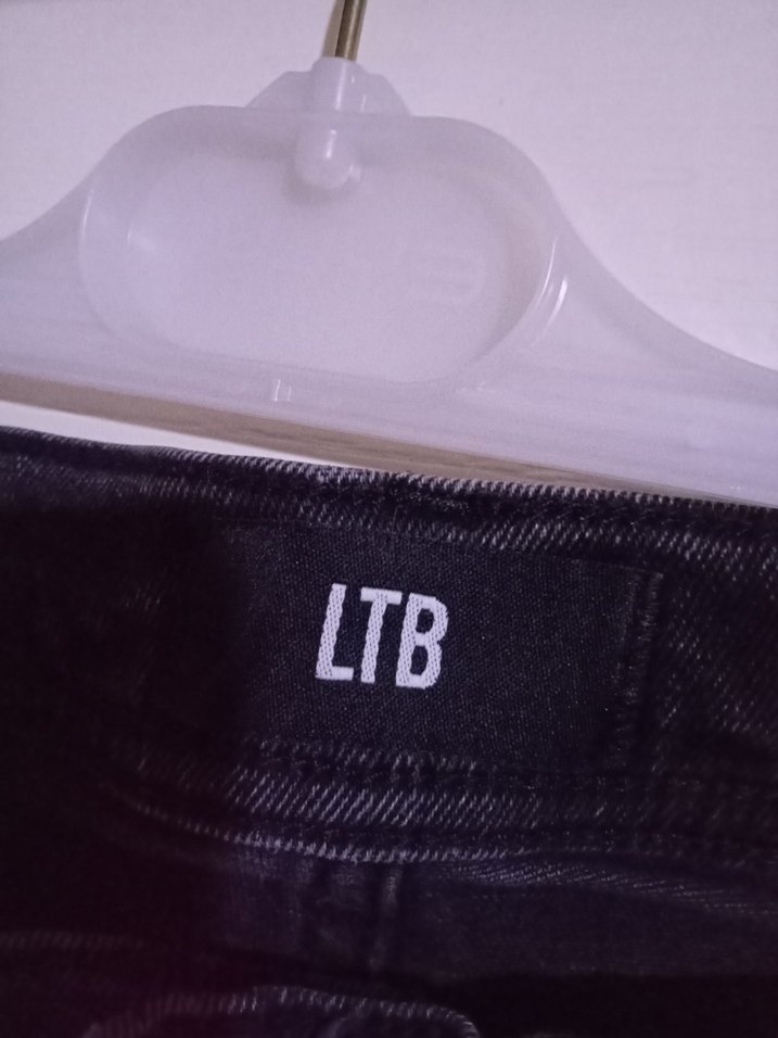 siyah kot Erkek Denim Jean Pantolon - Görsel 2