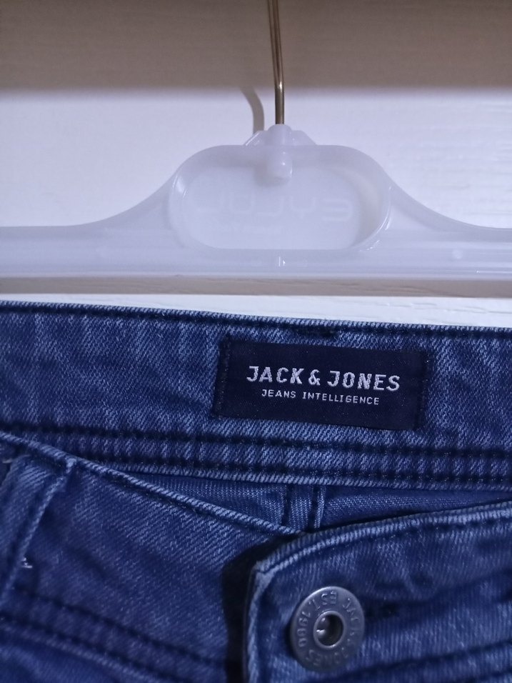 lacivert Düğmeli Erkek Denim Pantolon - Görsel 2