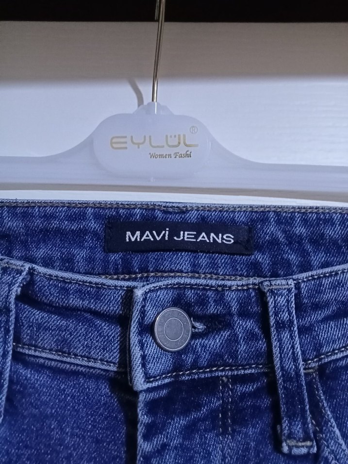 Erkek Lacivert Kot Pantolon - Görsel 3