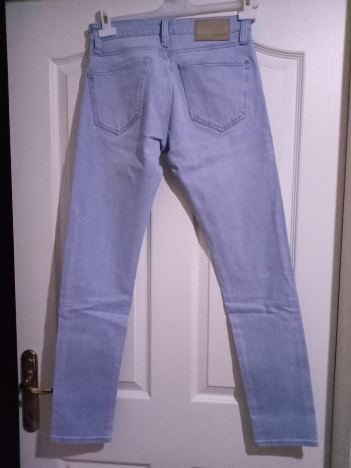 Erkek Mavi Denim Regular Fit Jean - Görsel 3