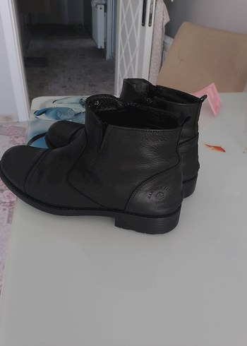 Erkek Siyah Deri Bot - Görsel 5