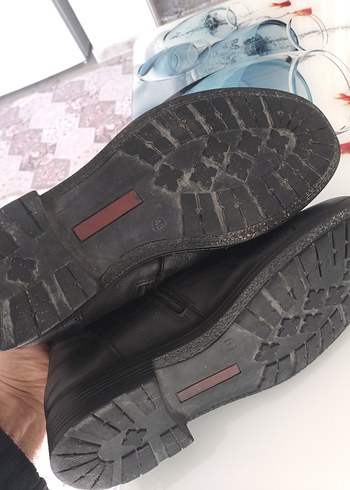 Erkek Siyah Deri Bot - Görsel 4